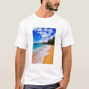 T-shirts Paraíso de praia tropical, Havaí
