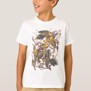 T-shirts Parakeet de Carolina de Audubon