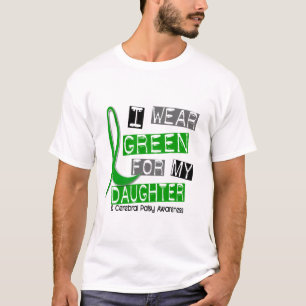 T-shirts Paralisia cerebral eu visto o verde para minha