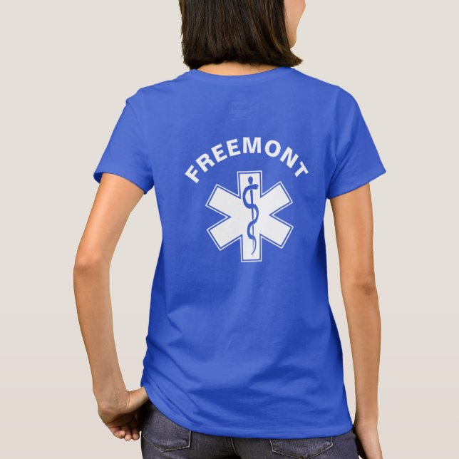 T-shirts paramédico EMT EMS (Verso)