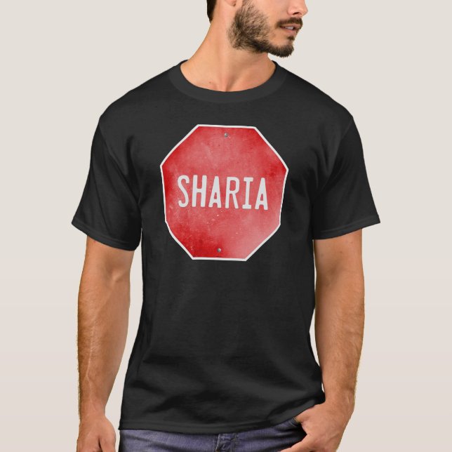 T-shirts Parar a Sharia (Frente)