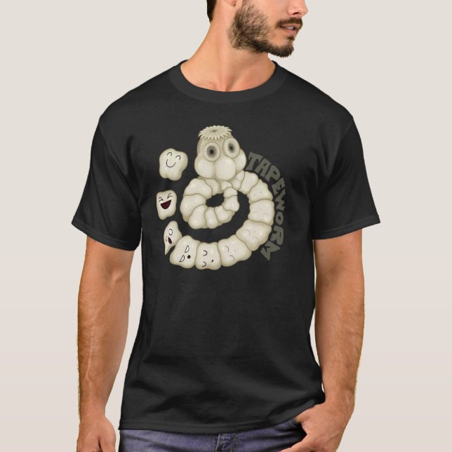 T-shirts PARASITA: Tapeworm (Frente)