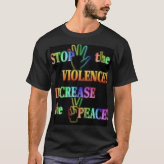 T-shirts Pare a violência