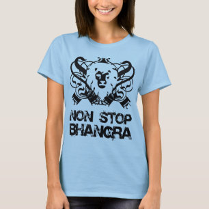T-shirts Pare não o logotipo de Bhnagra (clássico)