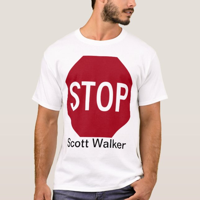T-shirts Pare o caminhante de Scott (Frente)