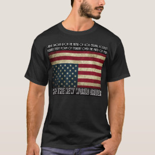 T-shirts Pare o ordem mundial novo Thomas Jefferson
