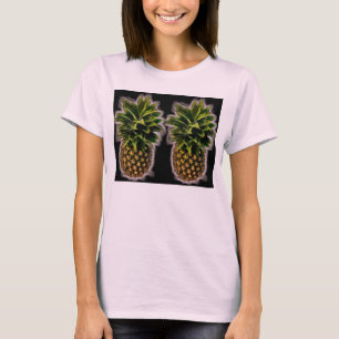 T-shirts Pares de abacaxis alegres