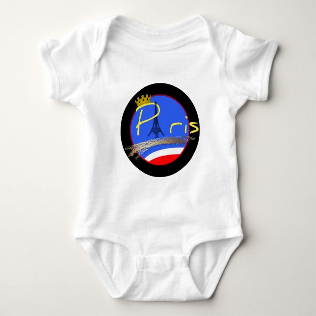 T-shirts Paris com Coroa - (Frente)