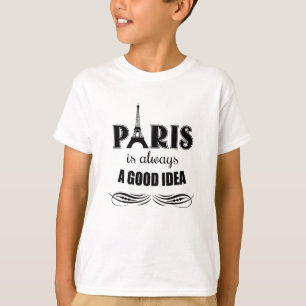 T-shirts Paris é sempre uma boa ideia