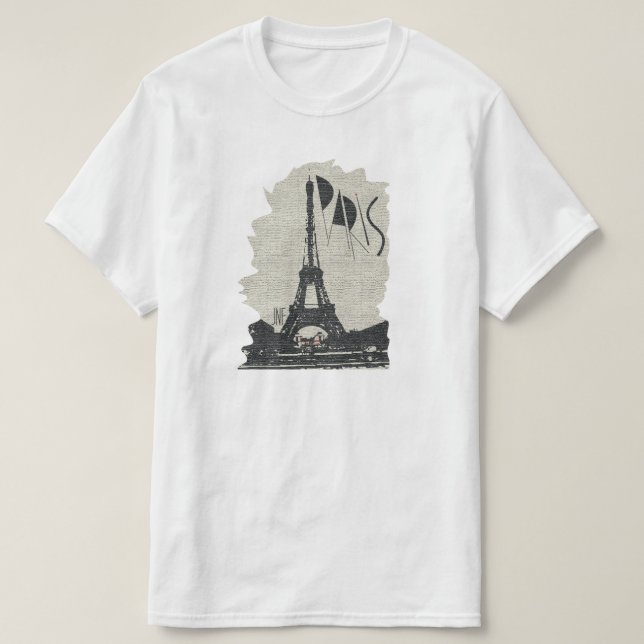 T-shirts paris eiffel tower jnf (Frente do Design)