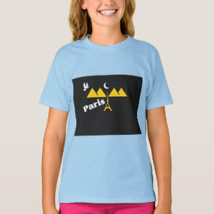 T-Shirts Paris Para Mulheres,...