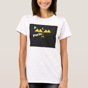 T-Shirts Paris Para Mulheres,