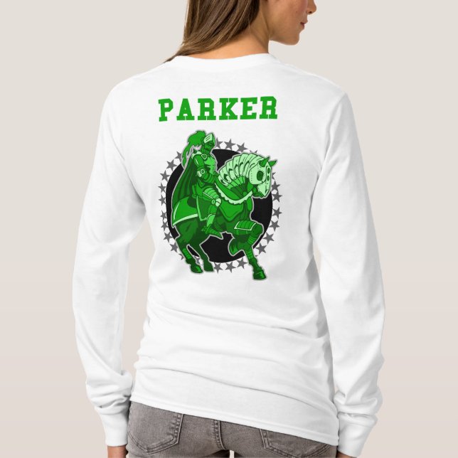 T-shirts parker, caridade (Verso)