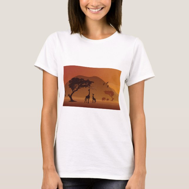 T-shirts Parque do safari (Frente)
