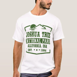 T-SHIRTS PARQUE NACIONAL CALIFÓRNIA DE ÁRVORE DE JOSHUA