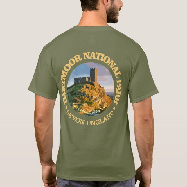 T-shirts Parque Nacional Dartmoor (Verso)