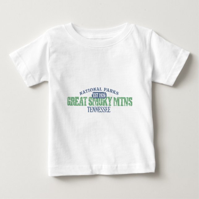 T-shirts Parque nacional de Great Smoky Mountains (Frente)