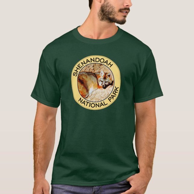 T-shirts Parque nacional de Shenandoah (Frente)