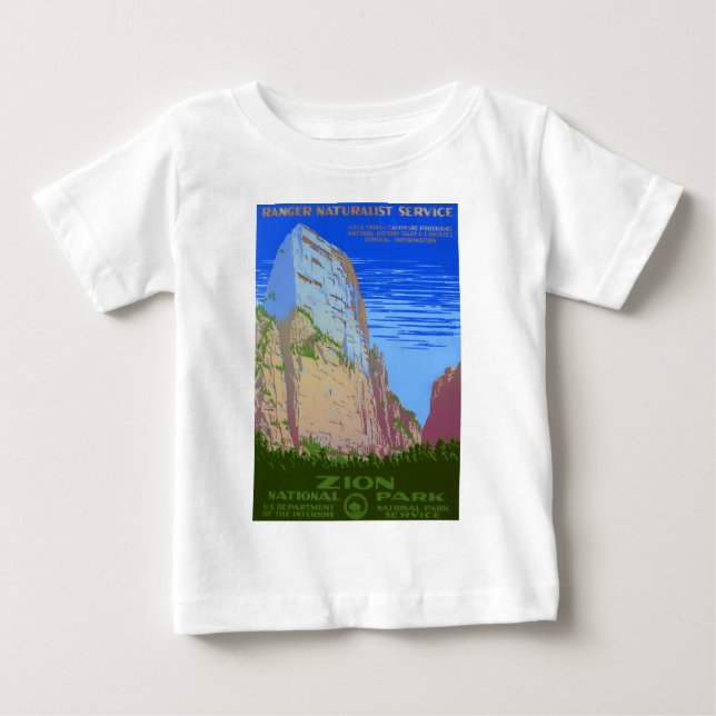 T-shirts Parque nacional de Zion (Frente)
