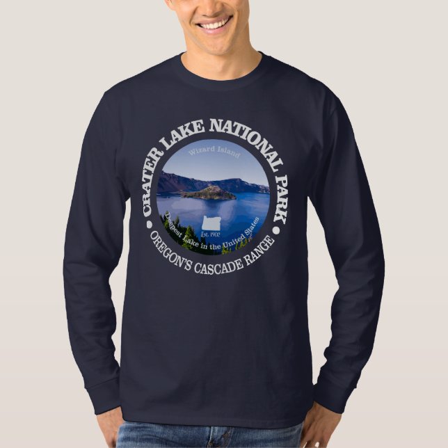 T-shirts Parque Nacional do Lago Crater (Frente)