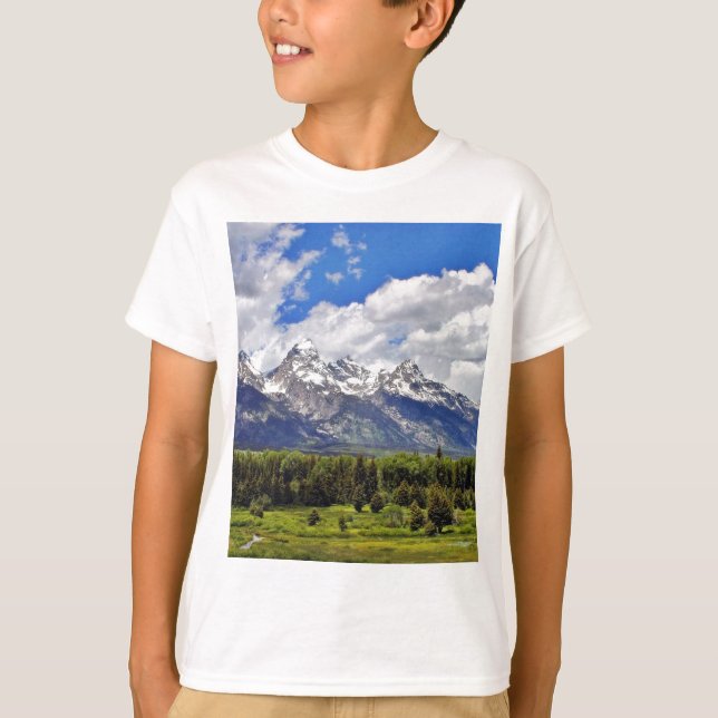T-shirts Parque nacional grande de Teton (Frente)