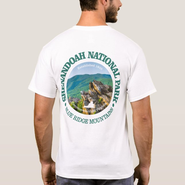 T-shirts Parque Nacional Shenandoah (Verso)