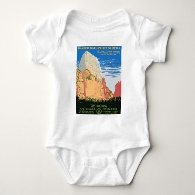 T-shirts Parque Nacional Zion (Frente)