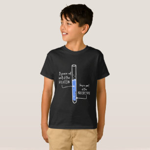 T-shirts Parte da solução, você é química do Precipita