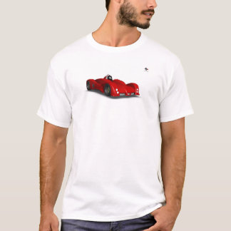 T-shirts parte dianteira e parte traseira do carro