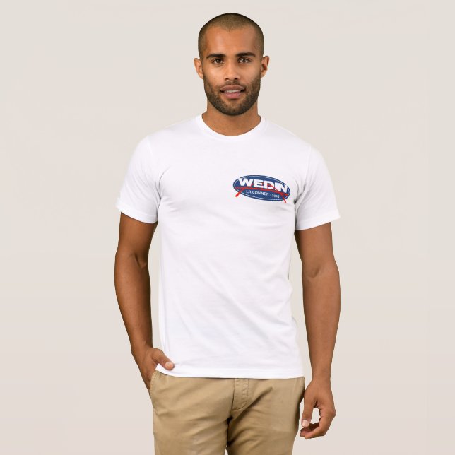 T-shirts Parte dianteira & parte traseira de WFR 2018 (Frente Completa)