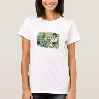 T-shirts Parte superior com o músico chique do vintage de