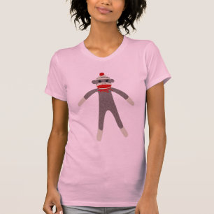 T-shirts Parte superior completa reversível do macaco da