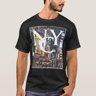T-shirts Parte superior do desenhista dos homens de NYC