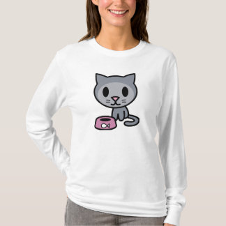 T-shirts Parte superior do pijama do gatinho