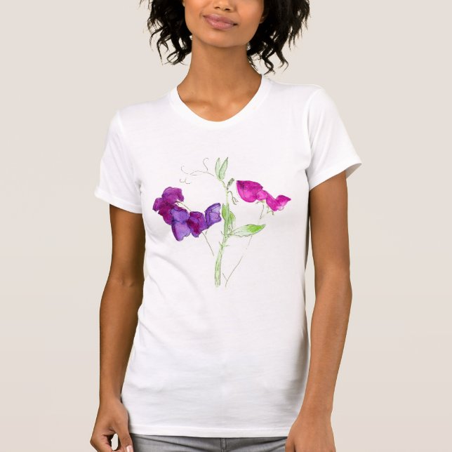 T-shirts "Parte superior dos espaguetes das senhoras das (Frente)