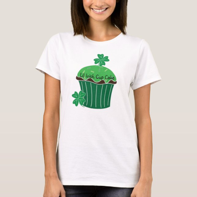 T-shirts Parte superior dos espaguetes do dia do St Patrick (Frente)