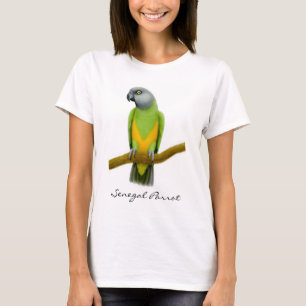 T-shirts Parte superior dos espaguetes do papagaio de