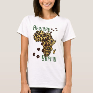 T-shirts Partes superiores africanas do verão do impressã