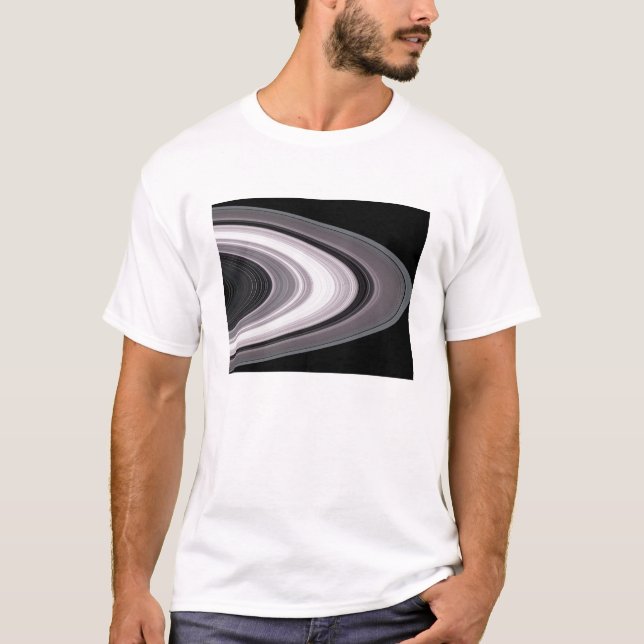 T-shirts Partículas pequenas em SaturnoÃ Â ìg. s anéis (Frente)