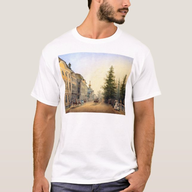 T-shirts Partida da corte na entrada do excelente (Frente)