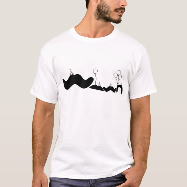 T-shirts Partido do bigode (Frente)
