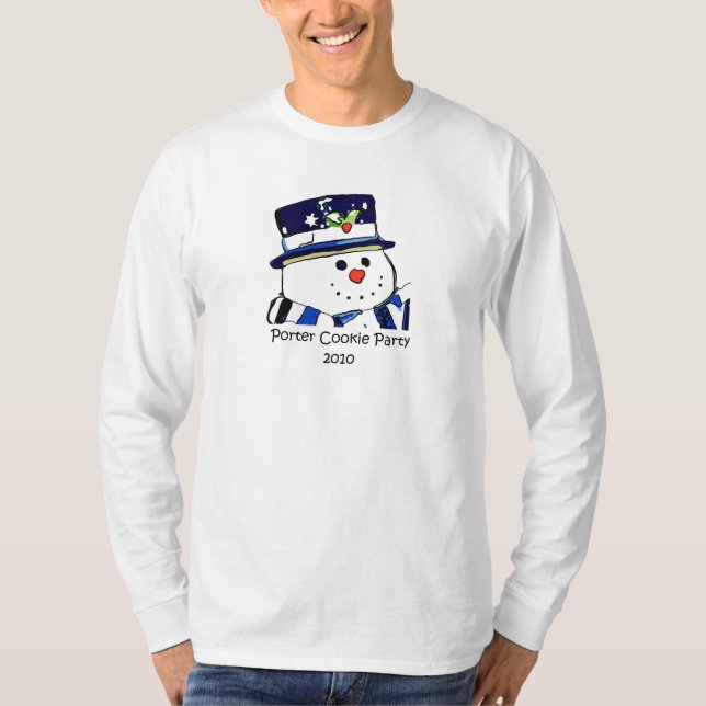 T-shirts partido do biscoito do porteiro (Frente)