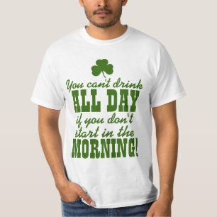 T-shirts Partido engraçado do bebendo do dia de Pattys da