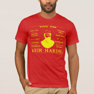 T-SHIRTS PARTIDO TRABALHISTA DE KEIR HARDIE