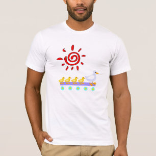 T-shirts Páscoa da família do pato
