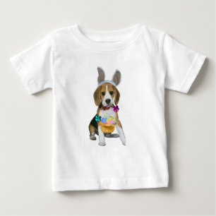 T-shirts Páscoa do lebreiro com orelhas do coelho