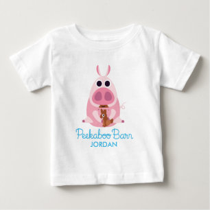 T-shirts Páscoa Peekaboo Barn   Leary Pig 2