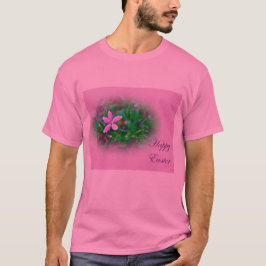 T-shirts Páscoa Saudações Depford Pink Wildflower