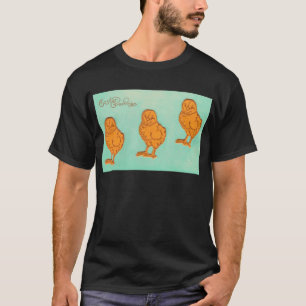 T-shirts Páscoa Saudações Pintinhos Verde