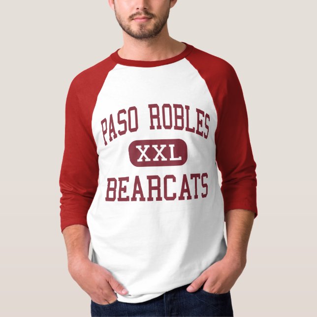 T-shirts Paso Robles - Bearcats - alto - Paso Robles (Frente)